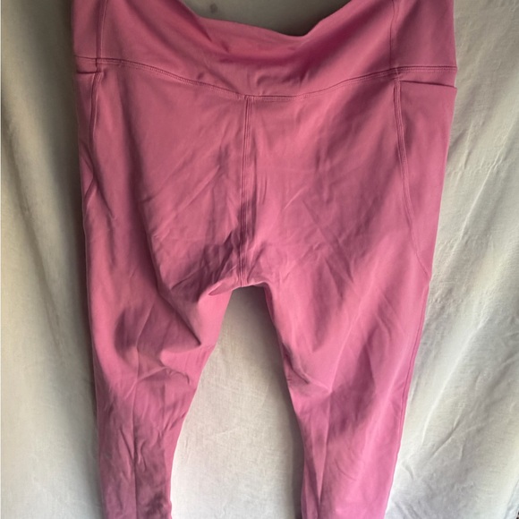 NWT Women’s Fabletics Pure Luxe Oasis Crossover Leggings - Sunset Pink-XL - Picture 7 of 8